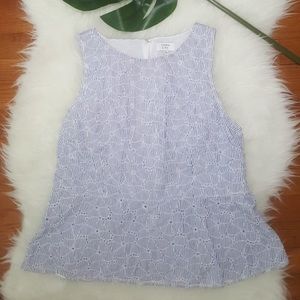 Crown & Ivy Seersucker Top